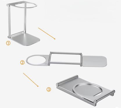 Support de cafetière pliable et portable